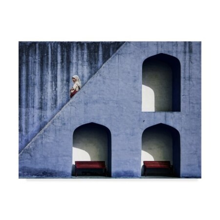 Trademark Fine Art Piet Flour 'The Emptiness Of Waiting' Canvas Art, 24x32 1X05207-C2432GG